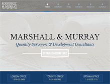 Tablet Screenshot of marshallmurray.com